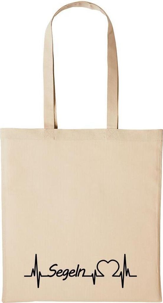 Huuraa Baumwollbeutel Segeln Geschenk Einkaufstasche Natural 10 Liter Baumwolle Segeln Accessoire