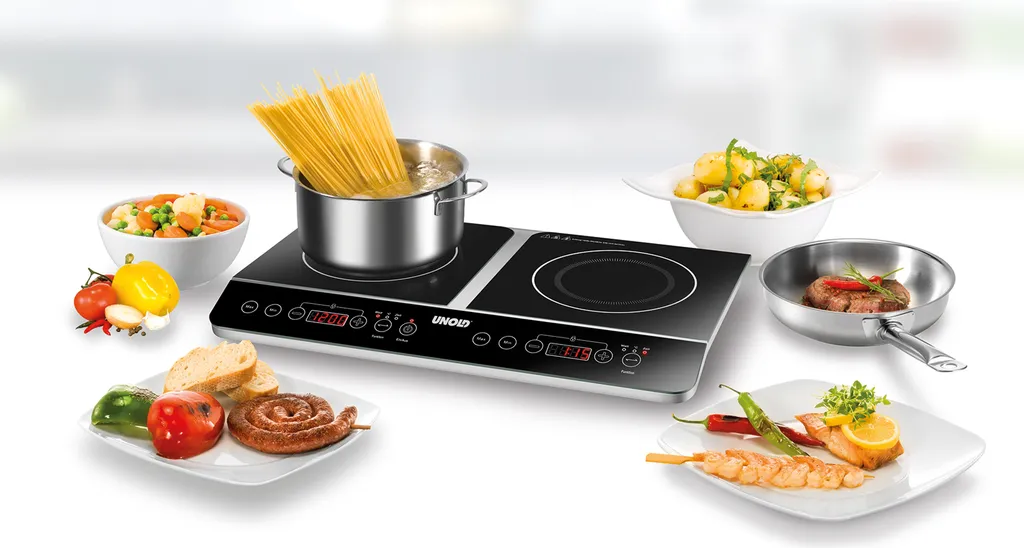 Plaque de Cuisson Double Induction Unold Elegance 58175 Vitrocéramique Noir - 9