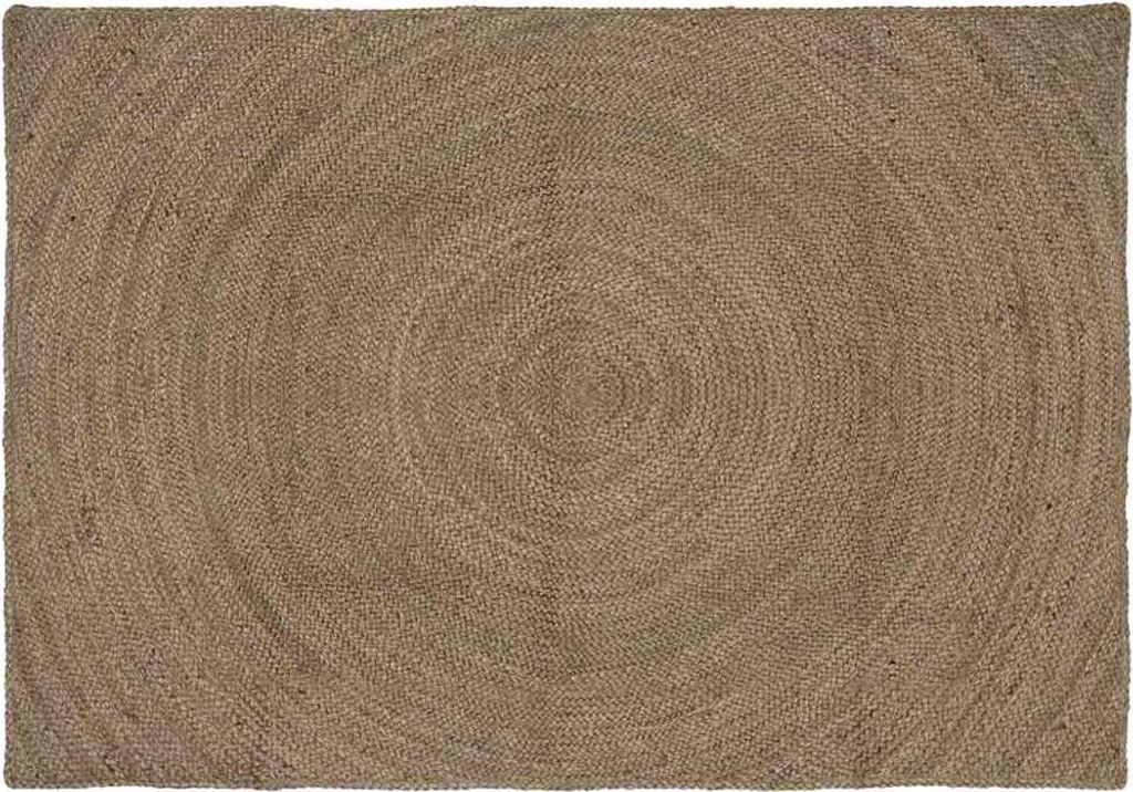 Bereichsteppiche Grau 140 x 200 cm Jute