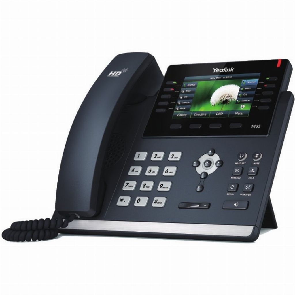 Yealink SIP-T46S, VoIP-Telefon (SIP), ohne Netzteil, PoE Produktbild 