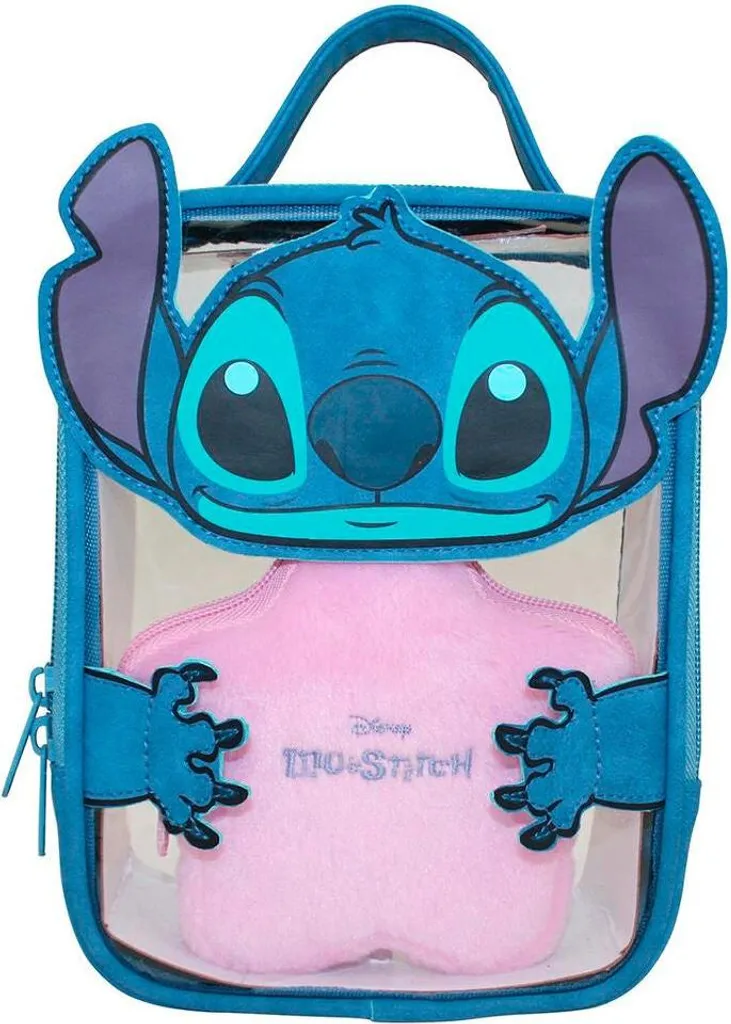 Trousse de toilette Stitch avec miroir intégré et compartiments Disney