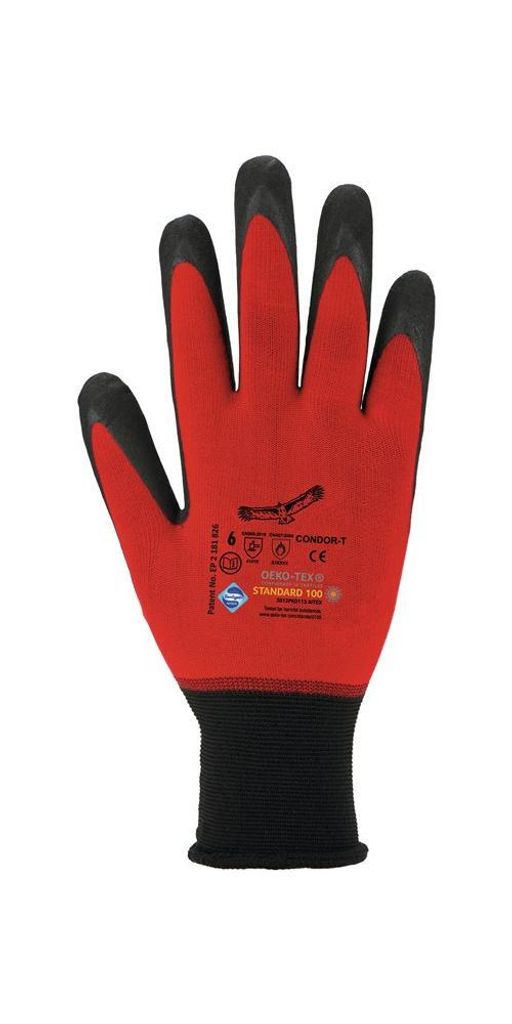ASATEX Handschuhe Condor rot Gr. 8 - CONDOR-T/8 Produktbild 