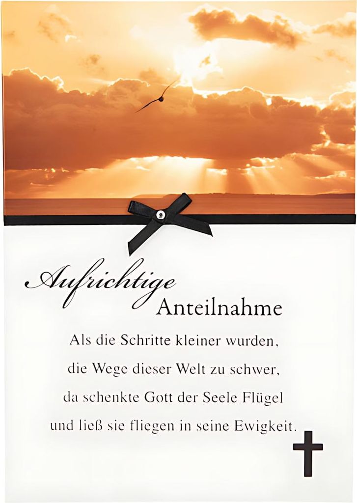 Depesche Trauerkarten Sortierung : Aufrichtige Anteilnahme! Als die ... Trauerkarten Sortierung : Aufrichtige Anteilnahme! Als die ...