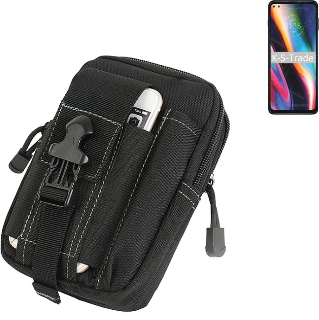 K-S-Trade Gürtel Tasche kompatibel mit Motorola Moto G 5G Plus Gürteltasche Holster Schutz Hülle Handy Hülle Smartphone outdoor Handy-Hülle