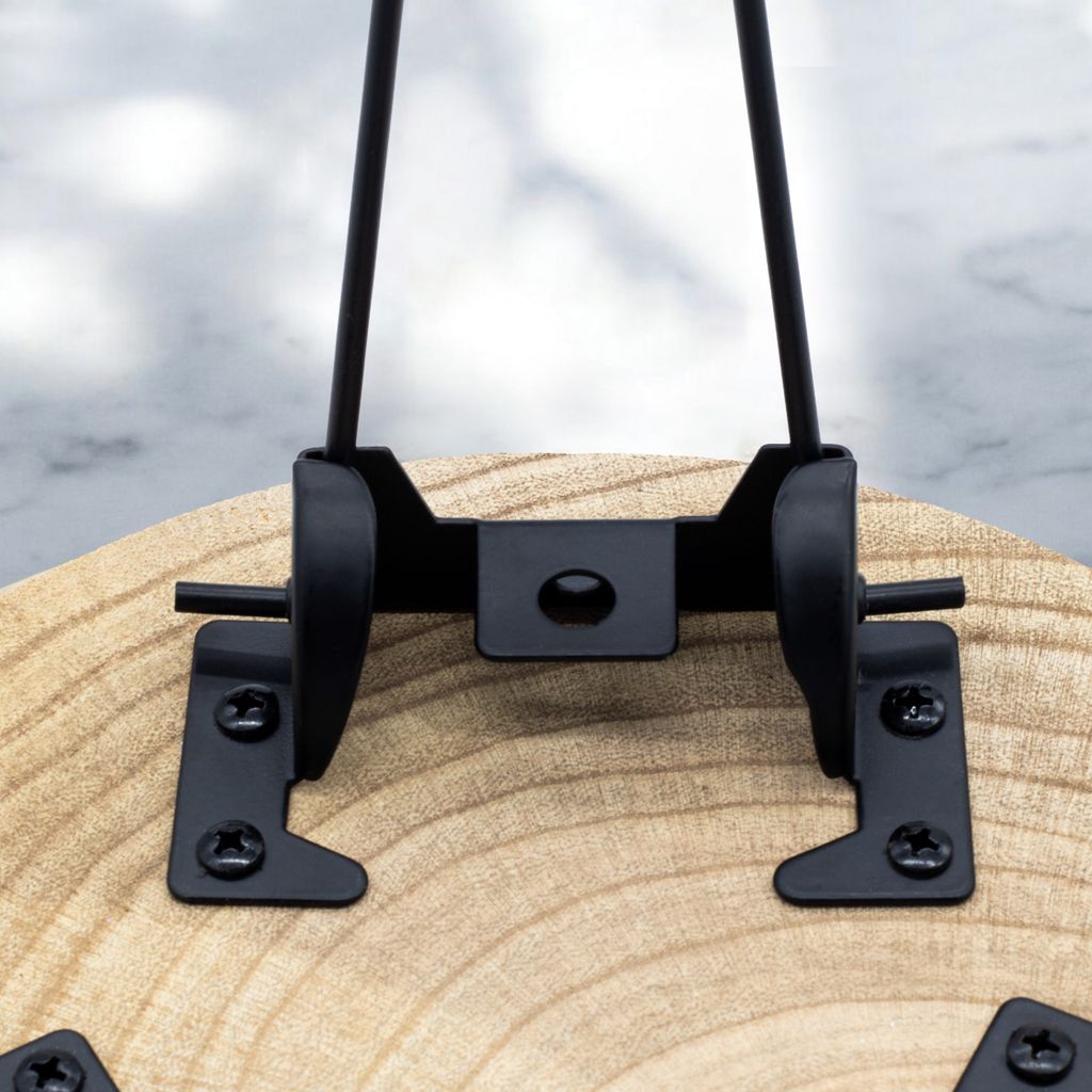 Holz Blumentopfständer - Tisch mit Baumscheibe - Blumen Produktbild 4