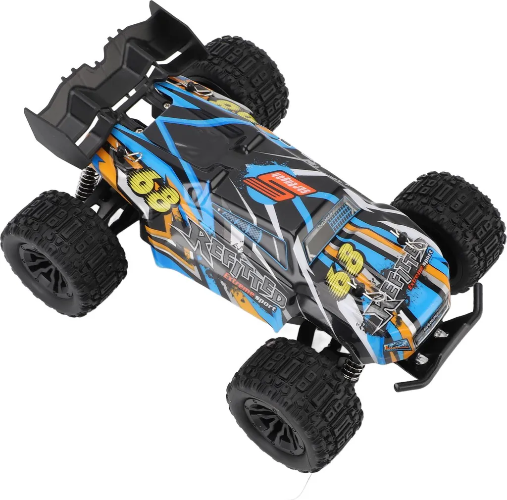 Voiture télécommandée de Drift : Véhicule Électrique RC Tout-terrain Bleu - 4