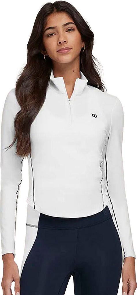 Wilson Brentwood Halbreißverschluss-sweatshirt Weiß XL Frau Weiß XL