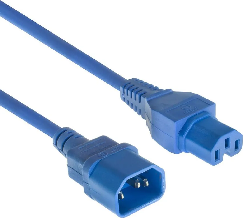 Cavo di Alimentazione ACT AK5338 C14/C15 Blu 5m - Standard IEC Professionale