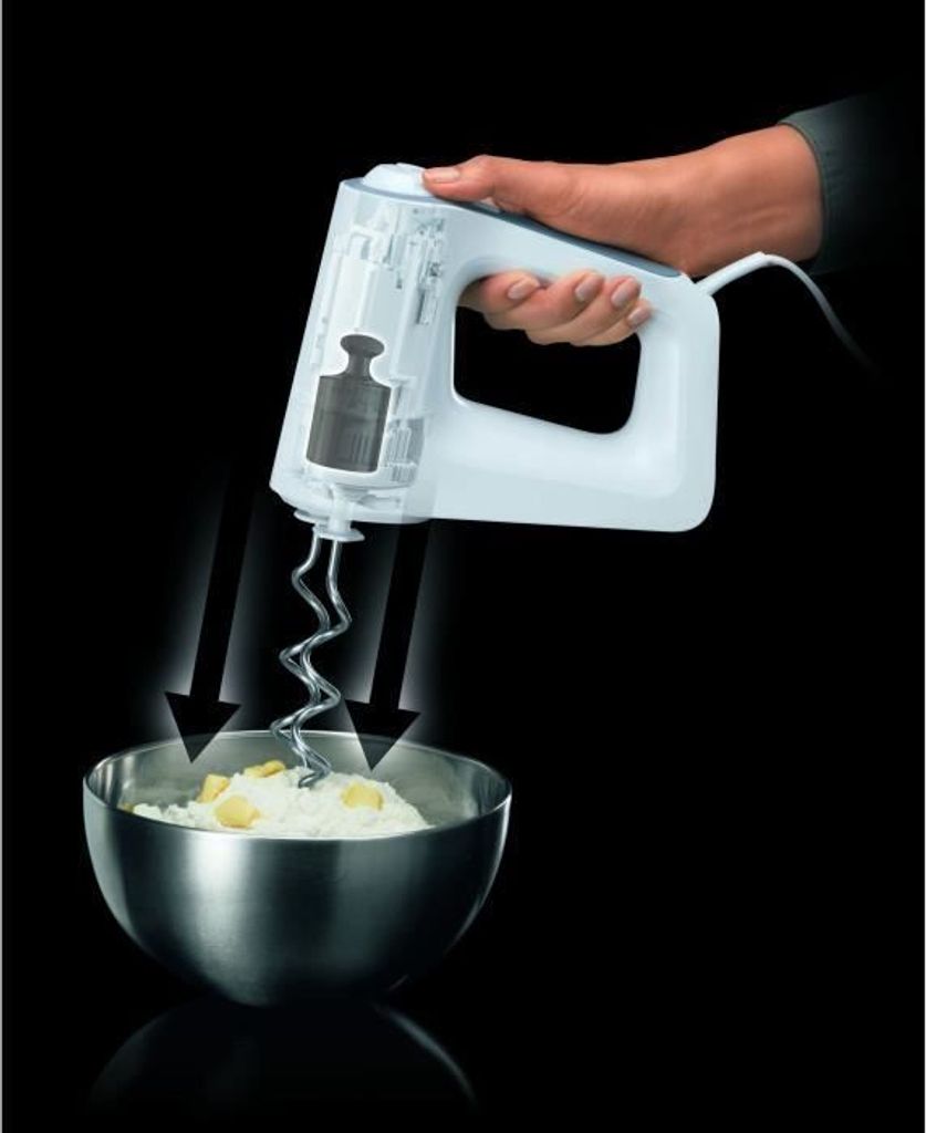 BRAUN Handmixer HM 3135 Mixfuß Zerkleinerer 500 W weiß Produktbild 6