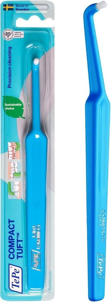 5x TePe Compact Tuft - Einbüschelbürste (5er Pack) Produktbild 