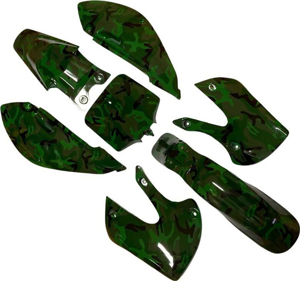 Verkleidungs SET TARN Typ 5 Pit Bike Dirt Bike KLX-AGB 200 - 250 ccm HMParts