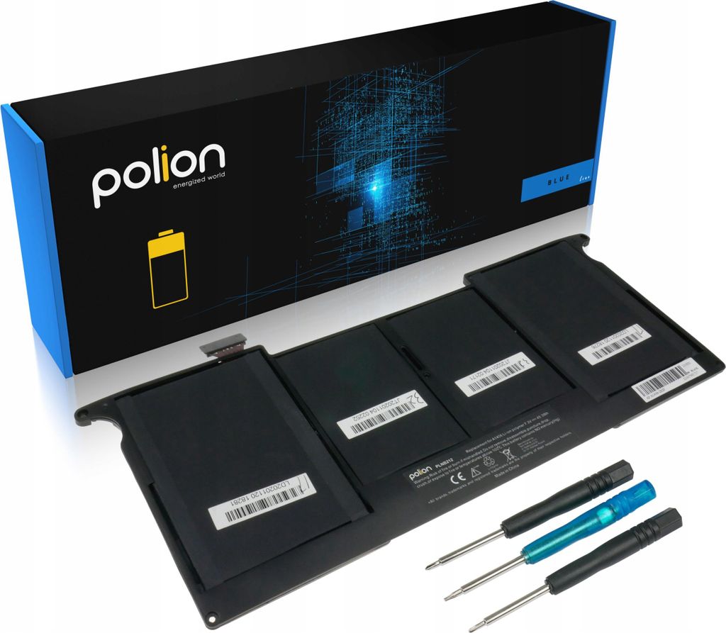POLION Laptop-Batterie für MacBook Air A1406 4900mAh