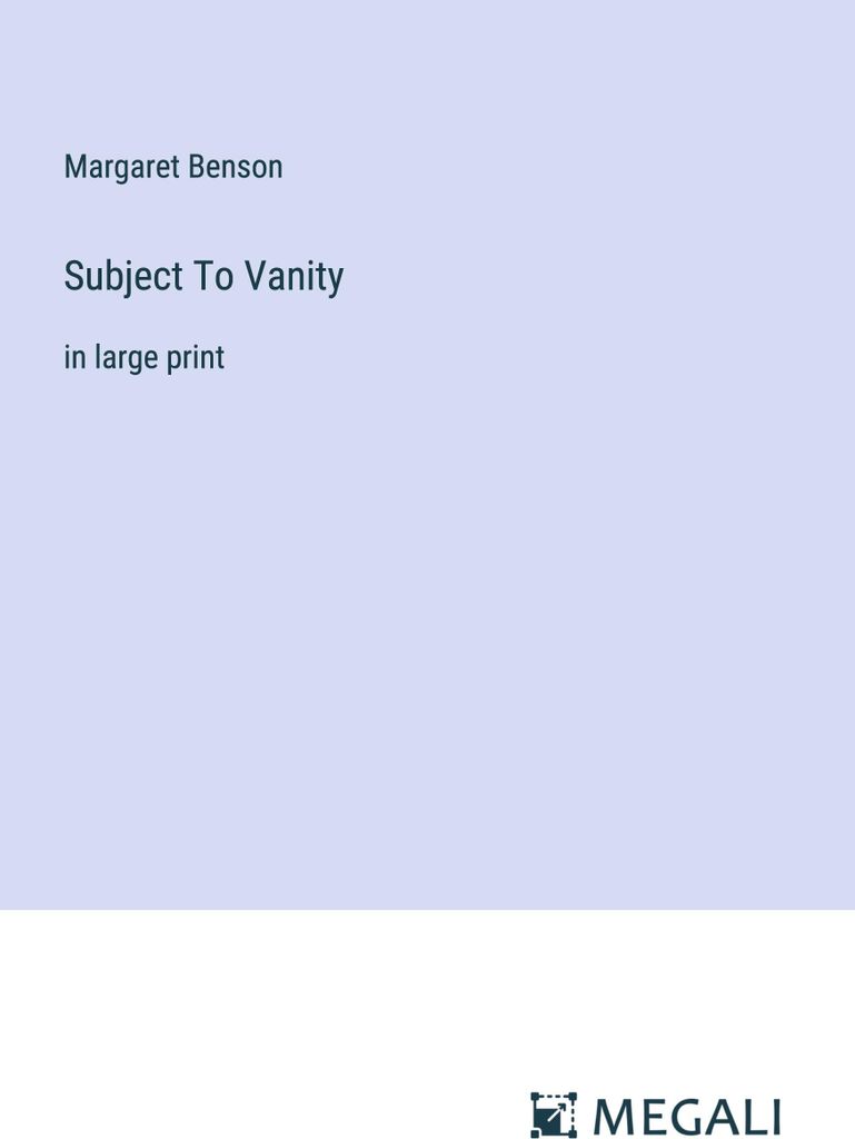 Subject To Vanity