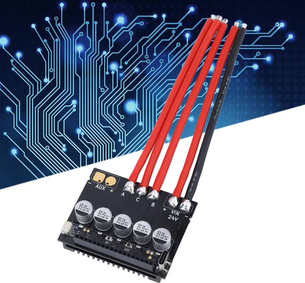Contrôleur de moteur brushless multidirectionnel stable DC 8V à 24V - 11