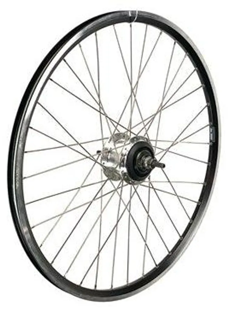 Roue arrière Exus 26x1,75 noire polie N 8 RB ZAC2000 pour vélo