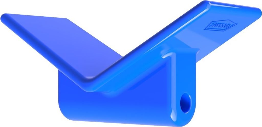 Polyurethan Bughalter Bugstütze Bugschutz Bugpuffer Bugmaul SUPROD, 100 mm, blau