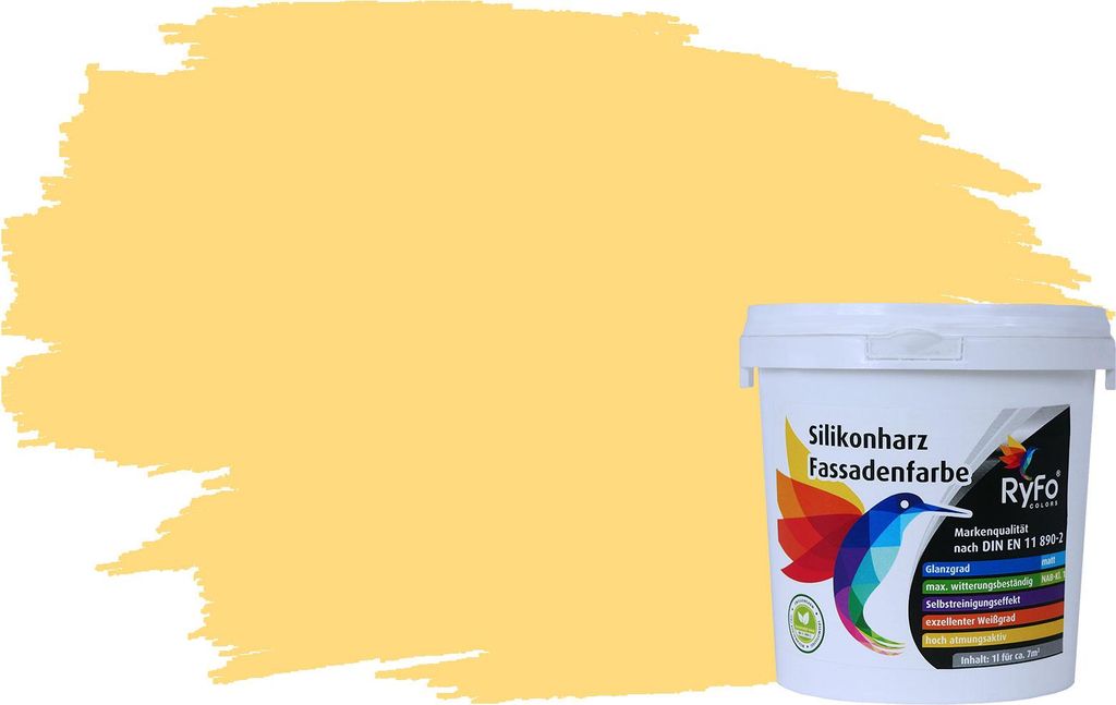 RyFo Colors Silikonharz Fassadenfarbe Lotuseffekt Trend Produktbild 