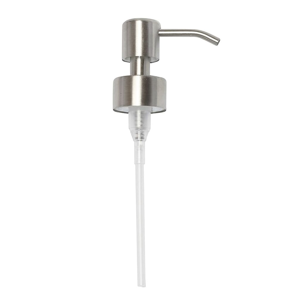 Kapitan Seifenpumpe Edelstahl für 28 mm Gewinde Flasche Seifenspender, Gebürstetes Finish, 1 Stück