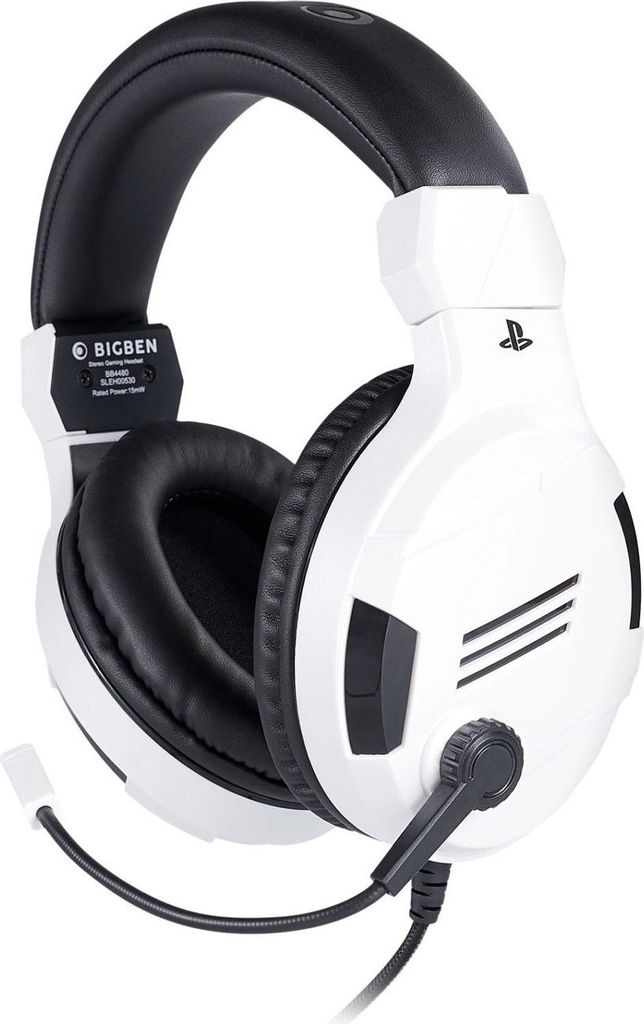 PS4 Kopfhörer mit Mikrofon - Farbe: Weiß Produktbild 1