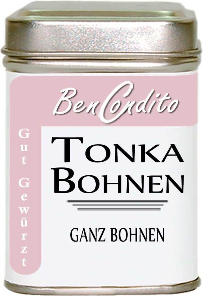 Tonkabohnen ganz - Ganze Tonkabohnen aus Brasilien 60g Dose Produktbild 