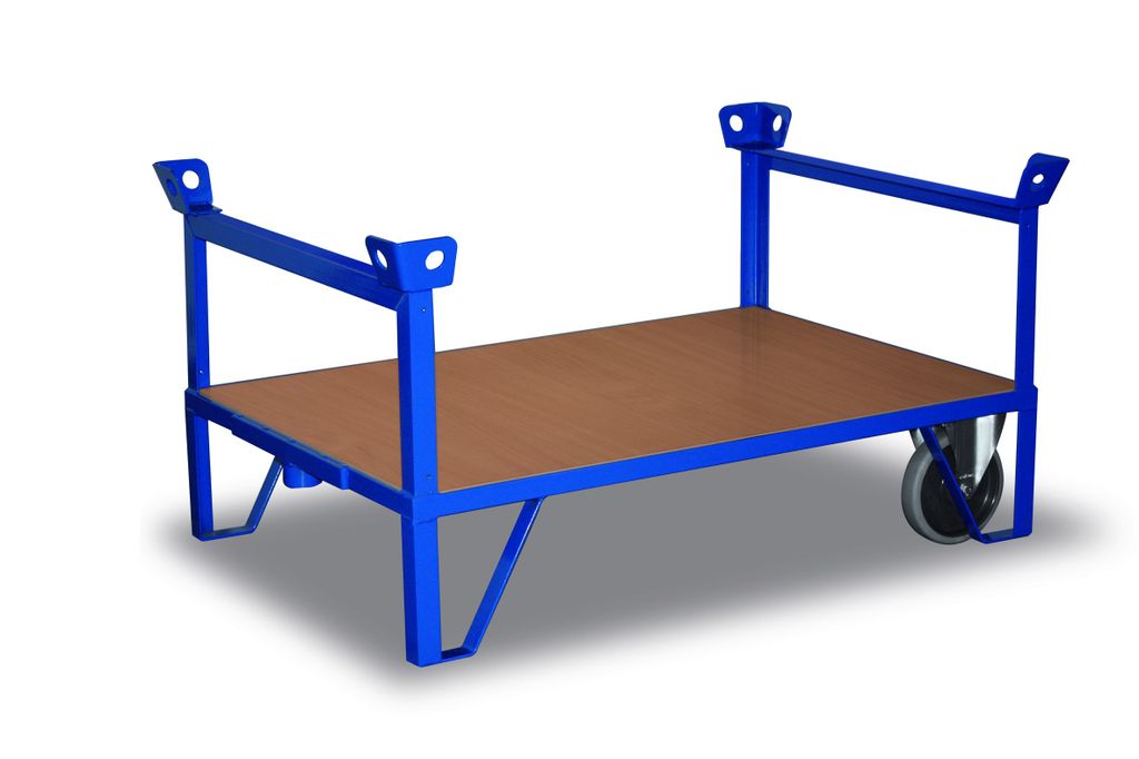 Variofit Rollplatte mit 2 Stirnwänden, Ladefläche:1015x710 mm