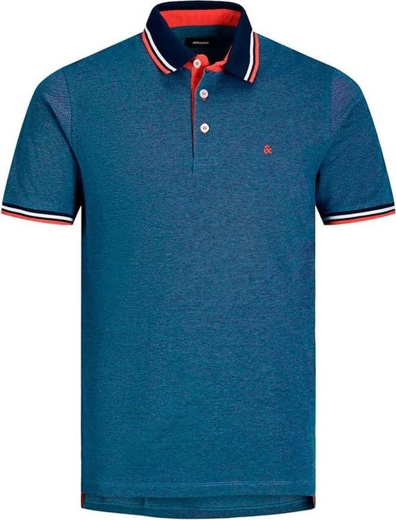 Pánské polo triko Slim Fit JJEPAULOS 12143859 Denim Blue, Obrázek produktu 