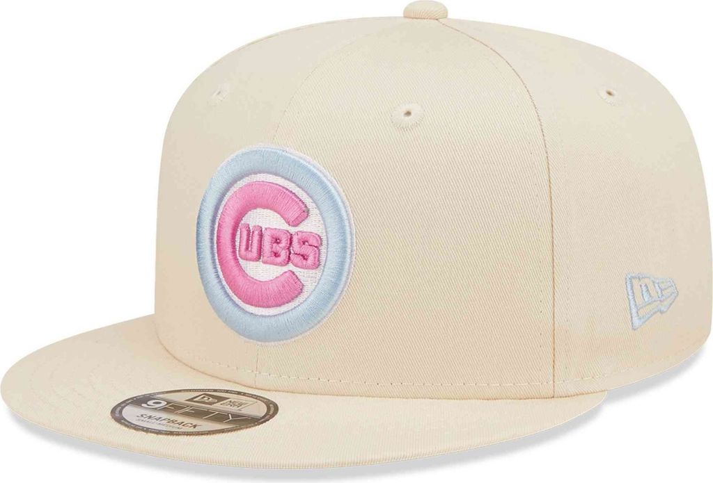 New Era 9Fifty Snapback Cap Chicago Cubs Pastel Patch beige M/L
