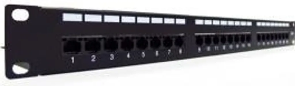 Panneau de Brassage 24 Ports CAT6 UTP 19'' pour Réseau Local Gigabit