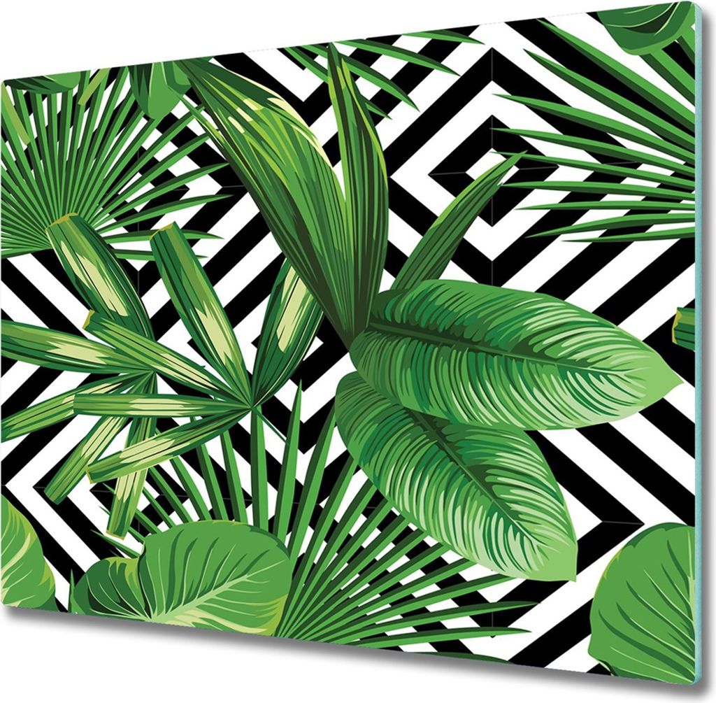 Glas Herdabdeckplatte 60x52 cm Spritzschutz Produktbild 