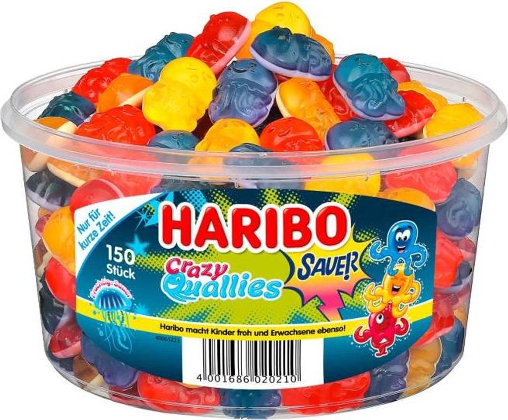 Haribo Crazy Quallies sauer 150er Produktbild 