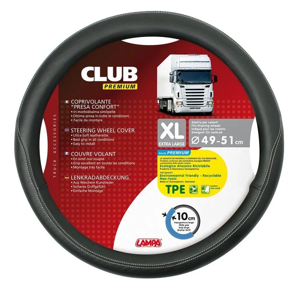 Coprivolante in pelle per camion XL Club Premium