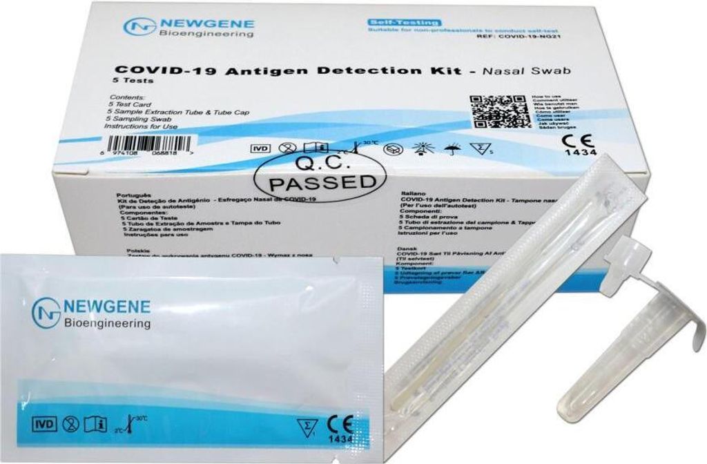 5 Stück Covid-19 Antigen-Nachweis-Kit - Nasenabstrich, Für Produktbild 13