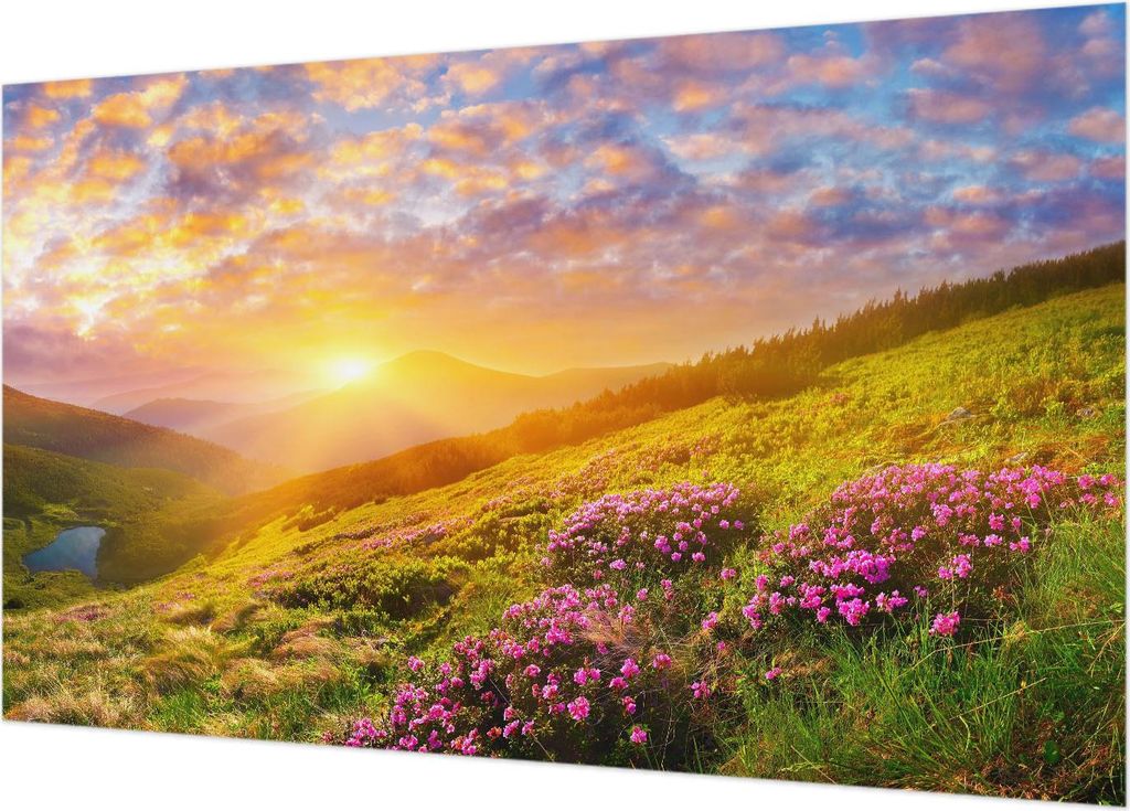 Wandtapete - Dekorative Tapete für Wohnzimmer - Tapetenfolie für Wanddekoration - 416x254 - Bergwesten