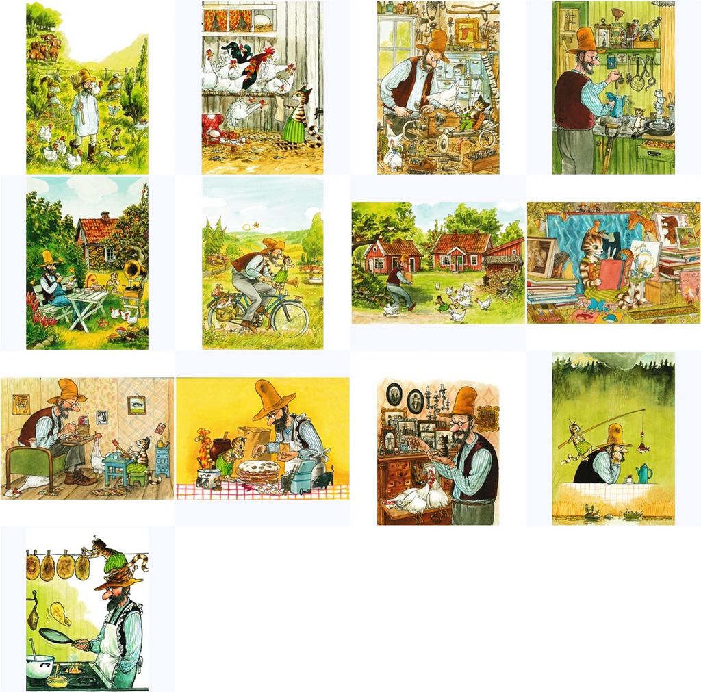 Postkarten-Set "Pettersson und Findus" Produktbild 1