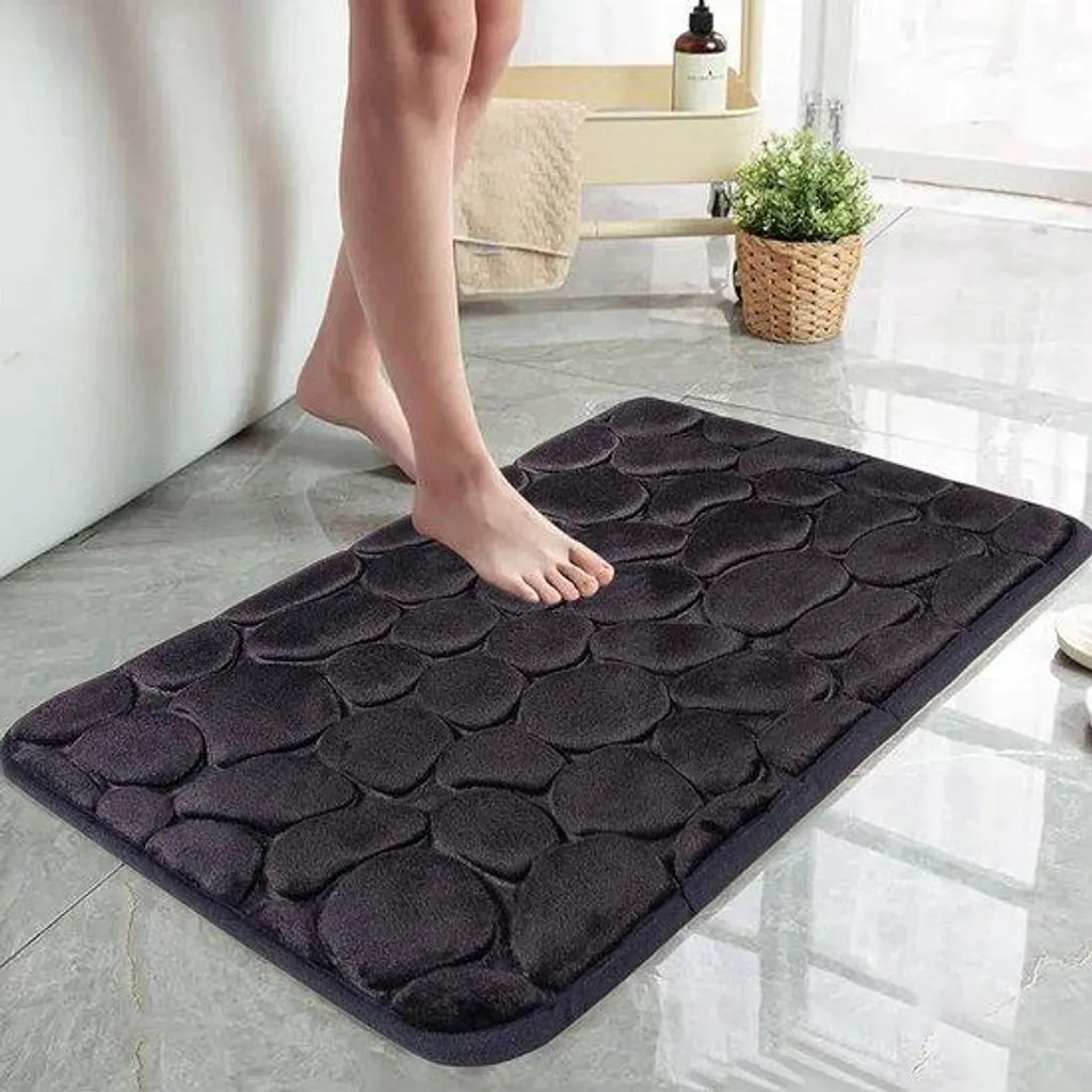 Tapis antidérapant Memorymat absorbant 50x80cm gel pour sol de cuisine