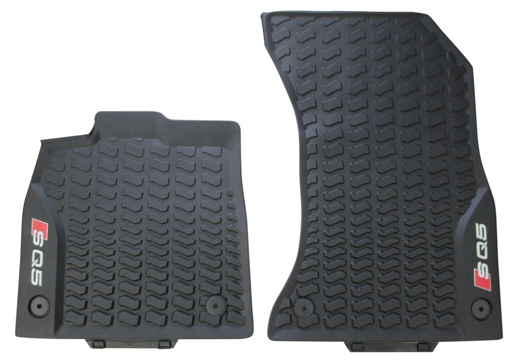 Original SQ5 Premium Gummi-Fußmatten Matten SET für Audi Q5 FY ab 2016 – Produktansicht