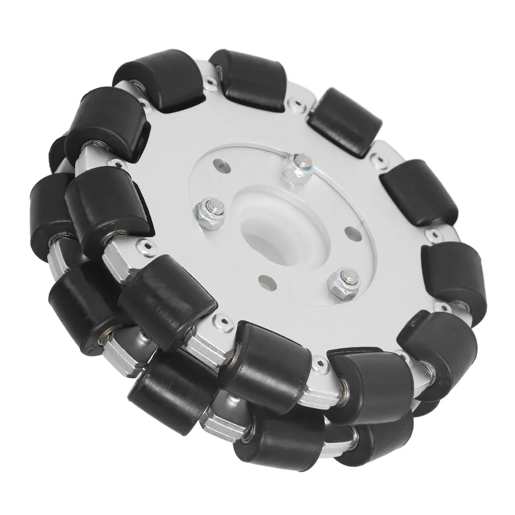 Roue multidirectionnelle Omni double 127mm pour châssis de robot