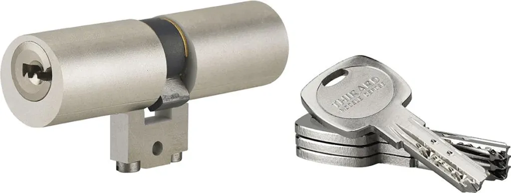 Kit cylindre rond T2 BLCT Thirard pour remplacement serrure 22 mm