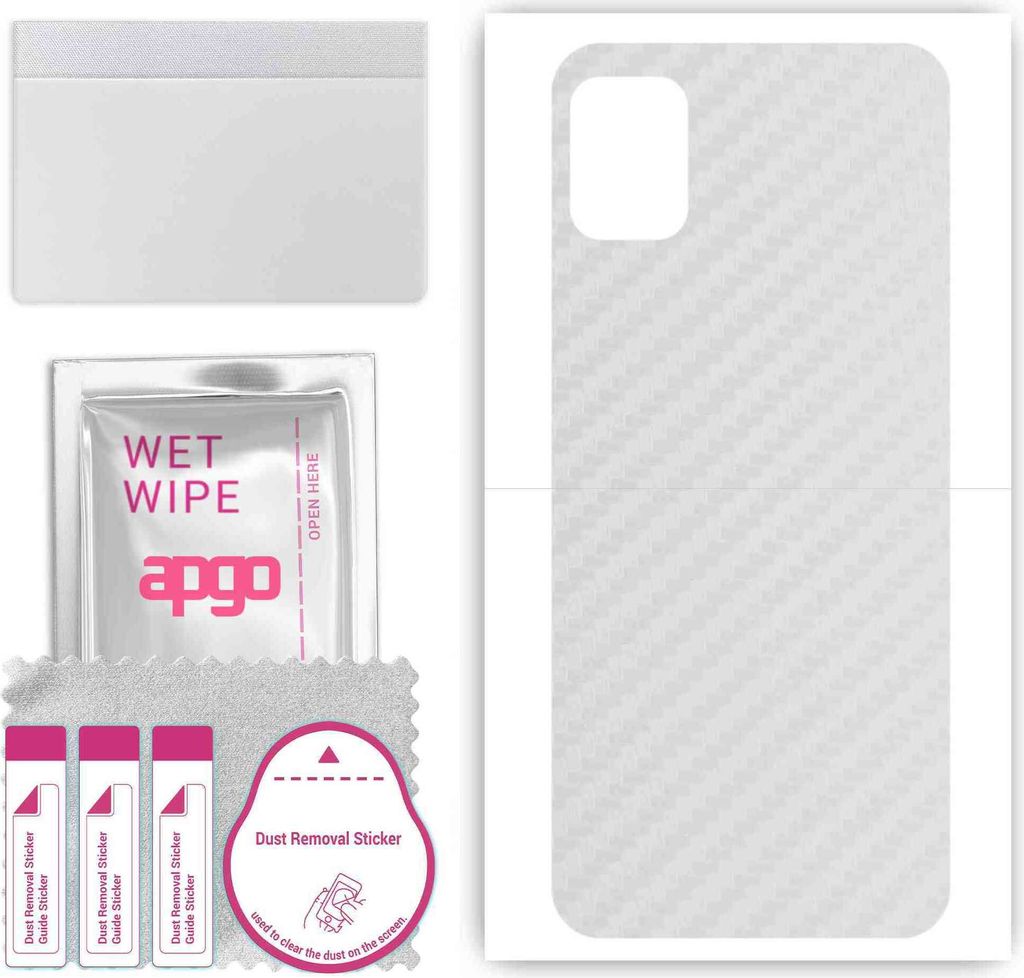 apgo Rückseite Schutzfolie, Skin, kompatibel mit Motorola Moto G85, Hinten Displayschutzfolie aus Vinylfolie, kratzfest, einfache Montage - Transp...