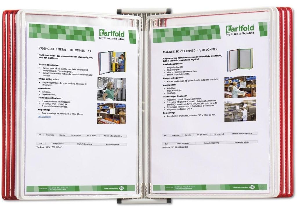 Wand-Sichttafelelement 10 Tafeln Sortierung Dänemark Produktbild 