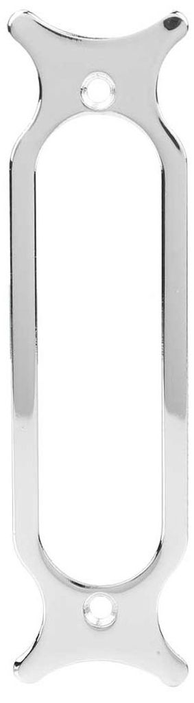 Eisener Single-Coil-Tonabnehmerring für elektronische Gitarren, Instrumentenzubehör, Tonabnehmerrahmen (Silber)