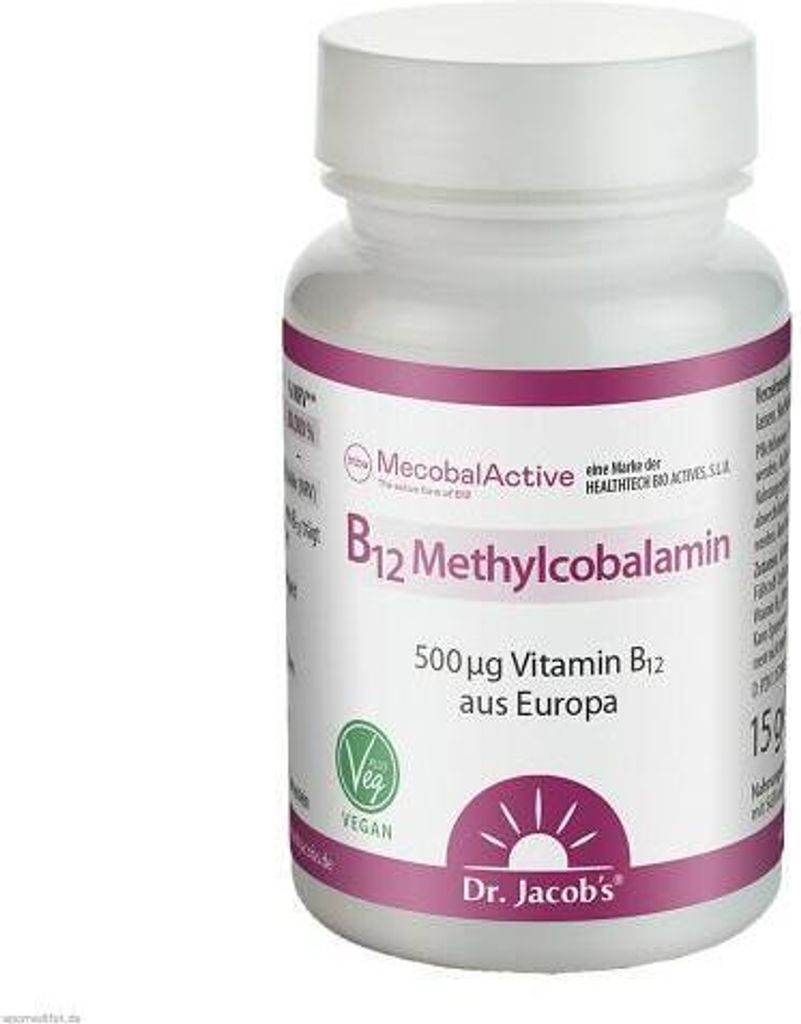B12 Methylcobalamin Dr.Jacob's Lutschtabletten 60 St