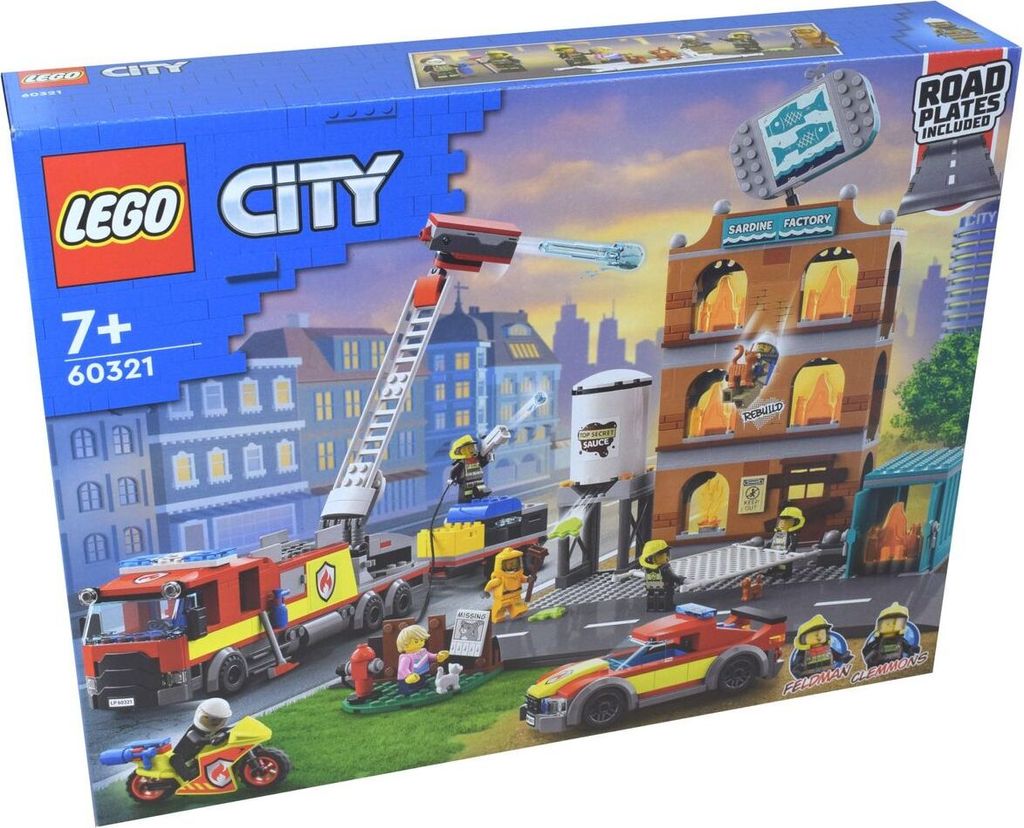LEGO City Straż pożarna i jednostka gaśnicza 60321 - LEGO Zdjęcie produktu 