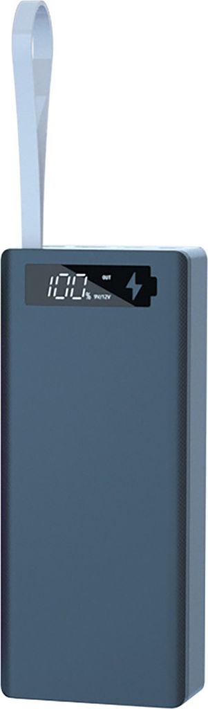 C16 Power Bank Box abnehmbar lötloser DIY 16x18650 QC Tragbare Ladegerät für Smartphone-Schwarz ohne drahtlose Aufladen schneller Gebühren