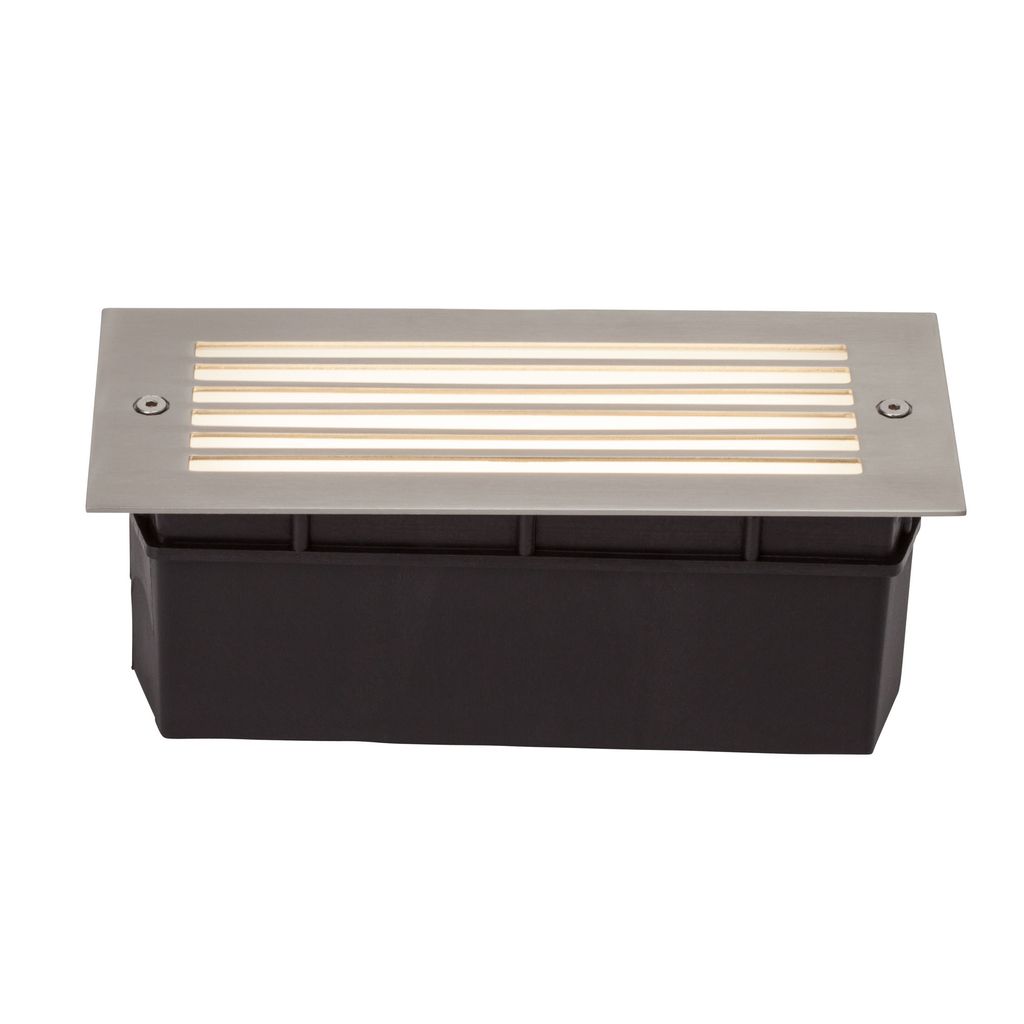 AEG LED Einbauleuchte Außenlampe Wall Silber/Eisen 25x11cm Produktbild 