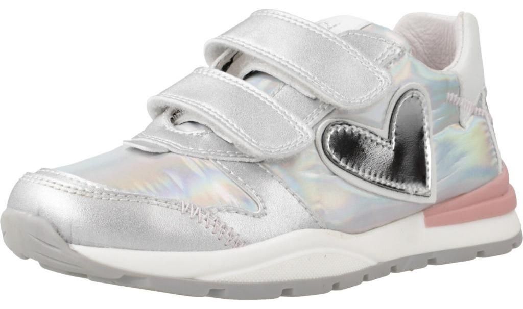 Naturino Kinderschuhe QUELLY VL. Sneaker in Silber für Jungen und Mädchen