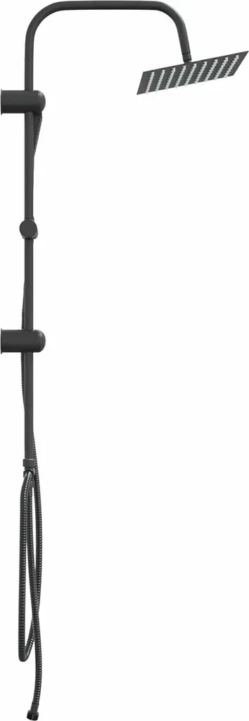 Système de douche pour rénovation salle de bain noir inox 47 x 95 cm - 5
