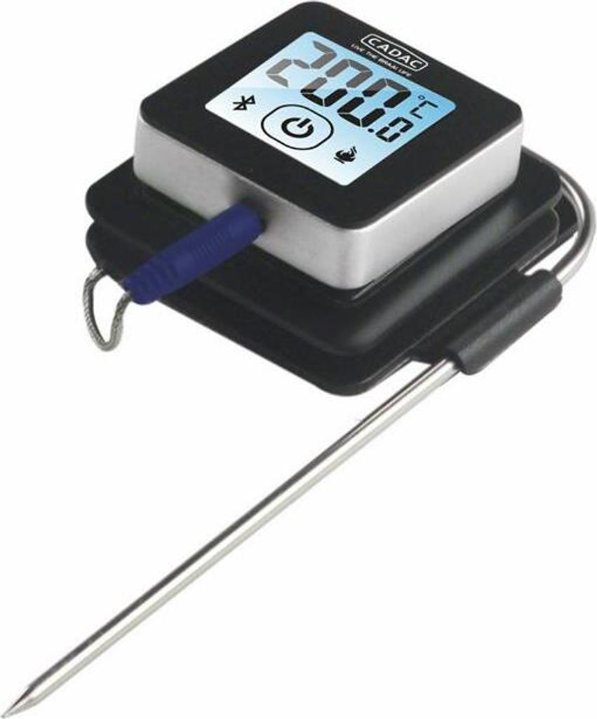 CADAC Bluetooth Grill-Thermometer - magnetisch - LED Display - iOS & Android kompatibel