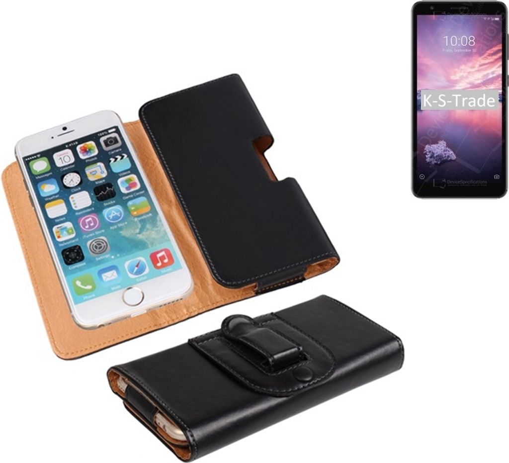 K-S-Trade Schützhülle Handyhülle kompatibel mit ZTE Blade A3 Joy Holster Gürtel Tasche Schutzhülle Handy-Tasche Smartphone Case Seitentasche