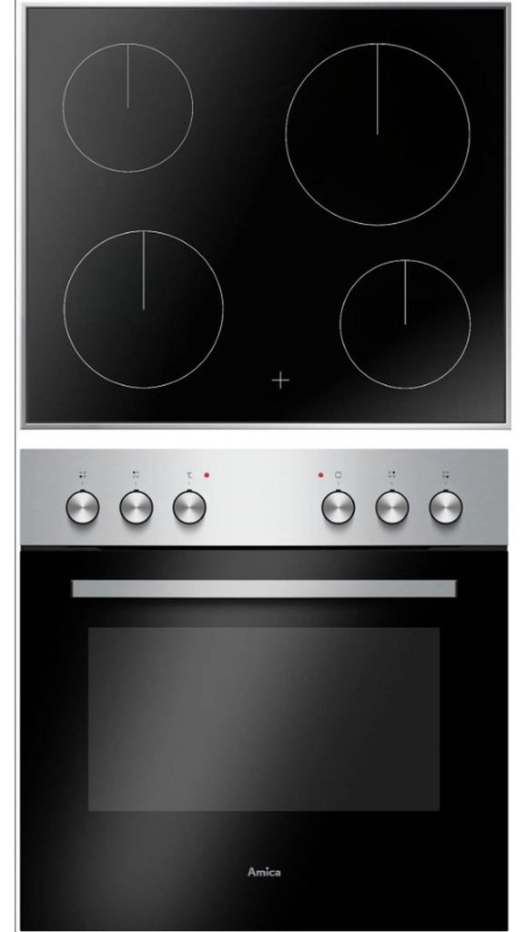Amica EHC 933 021 E, Keramik, 4 Zone(n), Glaskeramik, Produktbild 